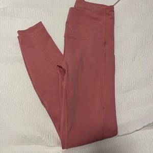 Athleta Pink Ultimate Stash Pocket Tight